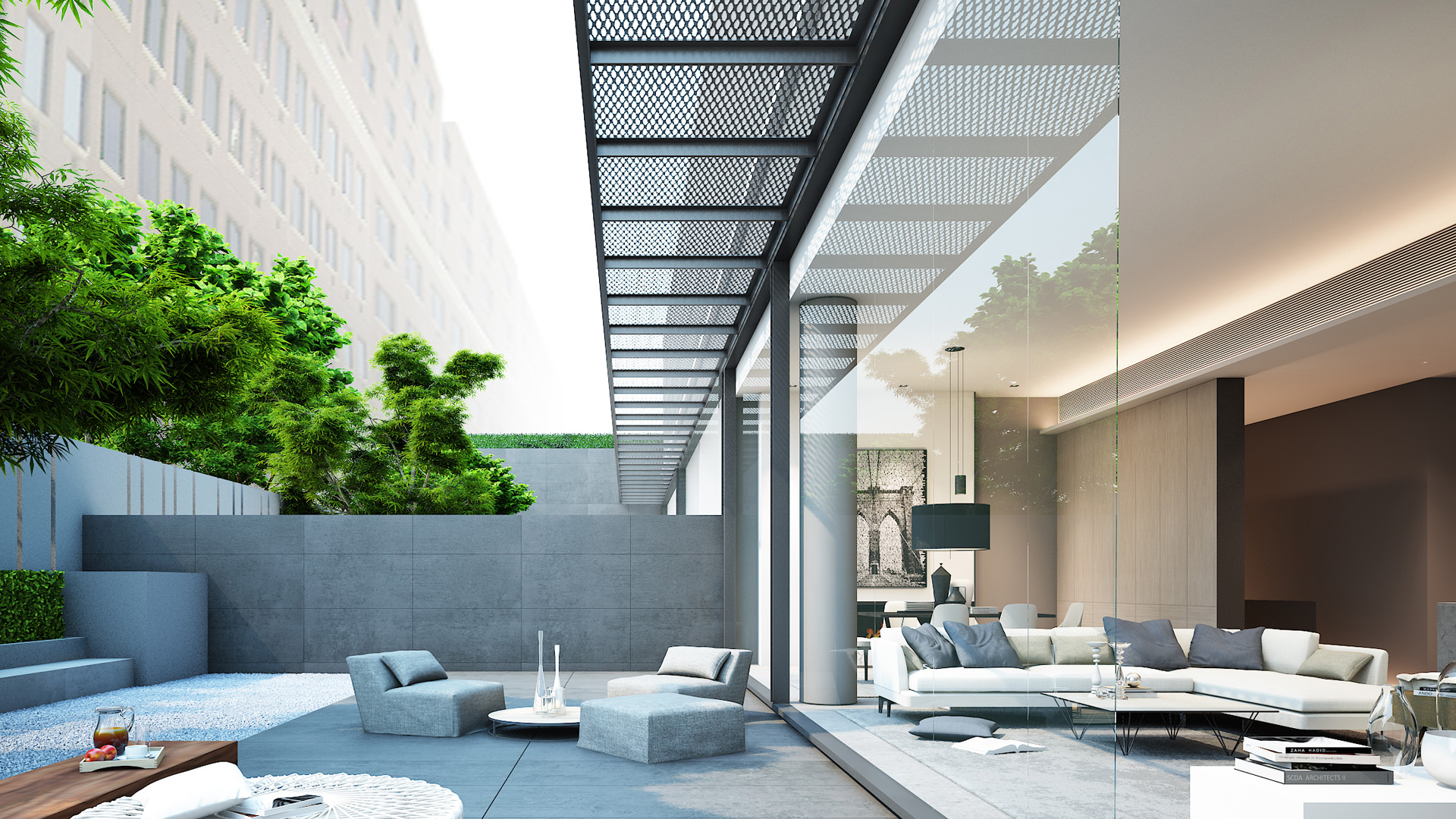 Garden Duplex - Living & Outdoor