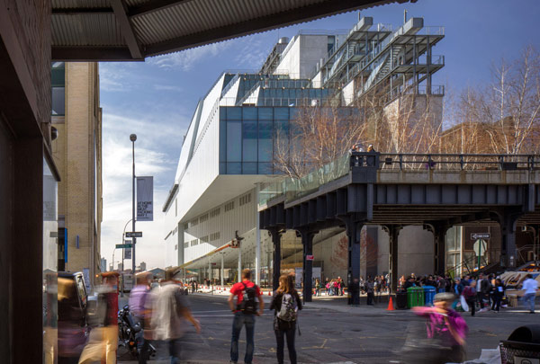 The new Whitney Museum is a short walk from Soori High Line